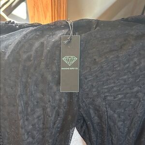 Diamond Supply Co. Black Mesh pants.   NWT. Size M